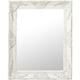 Maisonchic - Miroir mural Miroir Salle de bain / Style baroque 50x60 cm Blanc