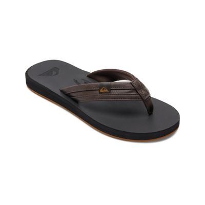 Sandale QUIKSILVER "Carver Squish", Gr. 8(41), braun (braun, schwarz, braun), Obermaterial: Synthetikmaterial / Futter: Textil / Außensohle: Gummi, Schuhe Image