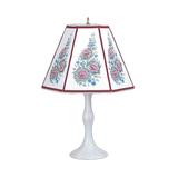 Renovators Supply 25" H Metal Parchment Shade Rose Table Lamp