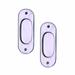 Door Pull Chrome on Solid Brass 5 1/16H Pack of 2 Renovators Supply