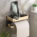 Captive Gala Tissue Box Hole-Free Toilet Shelf Bathroom Toilet Paper Holder Toilet Paper Roll Holder Metal in Yellow | Wayfair 02ZSS6143KZ3RY5H05K