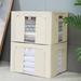 Captive Gala Fabric Storage Box Set Fabric in White | 9.05 H x 17.71 W x 13.77 D in | Wayfair 01CCY1223EAUPWXQ3GKWL