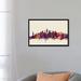 East Urban Home Skyline Series: New York City, New York, USA II Graphic Art on Wrapped Canvas in Beige Metal in Black/Pink/White | Wayfair