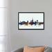 East Urban Home Skyline Series: Norwich, England, United Kingdom Graphic Art on Wrapped Canvas in, Cotton in Blue | 12 H x 18 W in | Wayfair