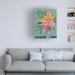 Canora Grey Regina Moore "Bright Colored Bouquet II" Canvas Art Metal in Brown/Gray/Green | 32 H x 24 W x 2 D in | Wayfair