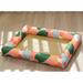 Tucker Murphy Pet™ Bondy Dog Kennel Summer Bolster Cotton in Green/Orange/Pink | 5.1 H x 19.7 W x 15.7 D in | Wayfair