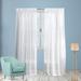 Eider & Ivory™ Polyester Sheer Curtain Polyester in White | 84 H x 27 W in | Wayfair 4A23B29AAFD04F87ADB2182AB2C0A0E9