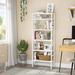 Rebrilliant Hye 63.8" H x 23.6" W Solid Wood Etagere Bookcase Wood in White | 63.8 H x 23.6 W x 10.2 D in | Wayfair