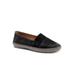 Women's Ruby Casual Flat by Trotters in Black (Size 10 M)