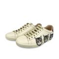 Gucci Shoes | Gucci Authentic Ace Sneakers Mystic Cat Shoes White & Red/Green New | Color: Green/Red/White | Size: 5