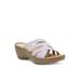 Women's Poppy Wedge Sandal by Eastland in Lilac (Size 7 M)