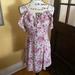 American Eagle Outfitters Dresses | American Eagle Pink Floral Off The Shoulder Dress | Color: Pink/Red | Size: S