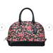 Coach Bags | Coach Sierra Crossbody - Black & Pink Floral Mini Bowler-Style | Color: Black/Pink/Red/Tan | Size: Os