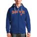 Men's Antigua Royal New York Mets Team Logo Victory Full-Zip Hoodie