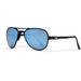 Gatorz Skyhook Sunglasses Black Frame Smoke Polarized w/Blue Mirror Lens GZ-09-022