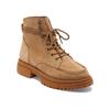 Stiefel ROXY "Work It", Gr. 8,5(39), gelb (tan), Obermaterial: 98% Leder, 2% Metall / Futter: 100% Textil [Chemiefaser] / Außensohle: 100% TPR, Schuhe Schnürboots