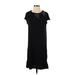 Simply Vera Vera Wang Casual Dress - Shift: Black Dresses - Women's Size Small