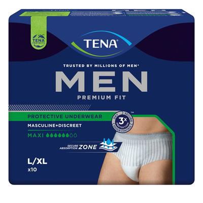 Tena MEN Premium Fit Inkontinenz Pants maxi L/Xl 4x10 St Windeln Image