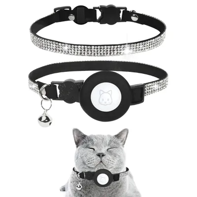 Collier ajustable avec clochette pour chat accessoire de luxe pour petits chiens et chats avec