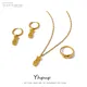 Yhpup – collier pendentif en acier inoxydable 316L collier étanche or 18 K métal ensemble de