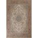 Distressed Tabriz Persian Antique Area Rug Handmade Wool Carpet - 8'0" x 10'9"