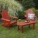 Highwood Classic Adirondack Chair Set with Coffee Table
