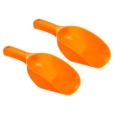 2Pcs Ice Scoop PP 9.4" Ice Maker Flour Cereal Sugar Handle Shovel Yellow