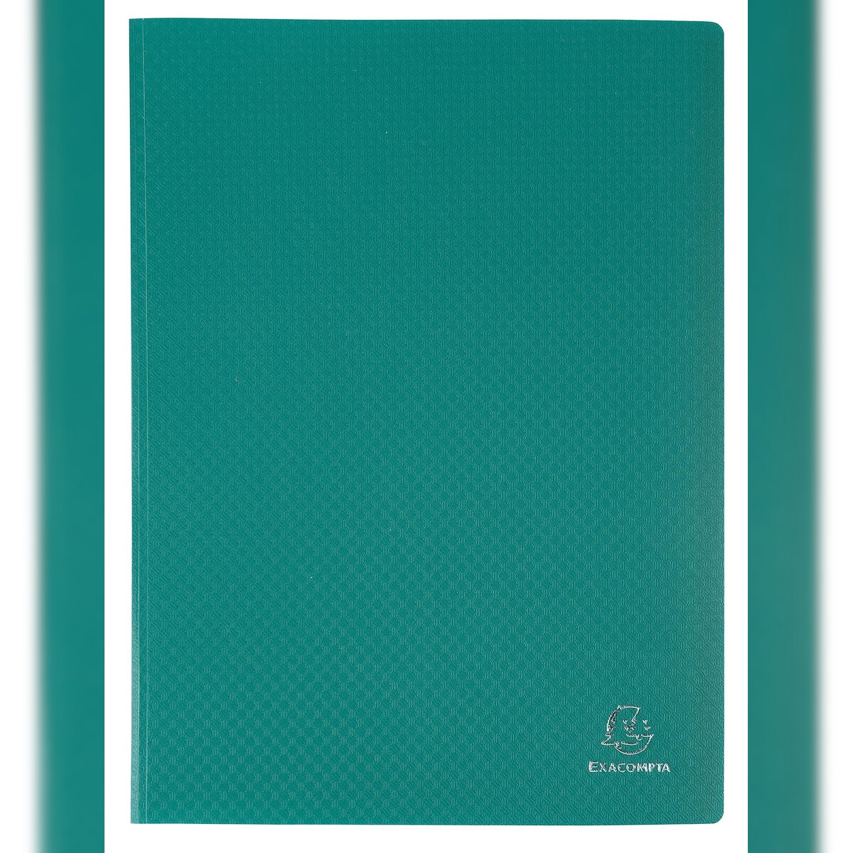 Exacompta 8583E 8x Sichtmappe aus weichem PP 300µ mit 80 gekörnten Hüllen, blickdicht, für Format DIN A4 - grün Image