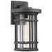 Z-Lite Jordan 1 Light Outdoor Wall Sconce in Oil Rubbed Bronze