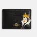 Coach Accessories | Disney X Coach Card Case With Evil Queen Motif | Color: Black | Size: Os
