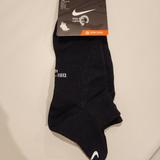 Nike Underwear & Socks | Brand New Nike Lightweight Dri-Fit Socks | Color: Black | Size: L