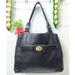 Kate Spade Bags | Kate Spade New York Black Leather Turnlock Front Pockets Shoulder Bag | Color: Black | Size: Os