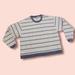 Madewell Sweaters | Madewell Re(Sourced) Cotton Swing Sweatshirt Long Sleeve Striped | Color: Red/White | Size: Xs