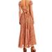 Free People Dresses | Free People Dress Floral Print | Color: Brown/Orange | Size: L