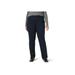 Plus Size Women's Relaxed Fit Wrinkle Free Straight Leg Pant by Lee in Navy (Size 24 W)