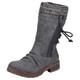 Winterstiefel RIEKER Gr. 37, grau Damen Schuhe Winterstiefel