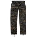 Cargohose BRANDIT "Damen Ladies BDU Ripstop Trouser" Gr. 27, Normalgrößen, grün (darkcamo) Damen Hosen Cargohosen