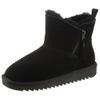 Winterboots ARA "ALASKA", Damen, Gr. 36, schwarz, Veloursleder, Lammfell, unifarben, sportlich, Schuhe, Schlupfboots, Stiefel aus echtem Lammfell, G-Weite (weit)