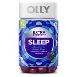 OLLY Extra Strength Sleep- 70 Gummies - Sleep Aid - with L-Theanine & Botanicals - Flavor: Blackberry Zen