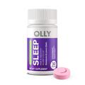 OLLY Fast Dissolves Sleep - 30 Tablets & Lemon Balm Blend - Vegan & Sugar Free - Strawberry Flavor