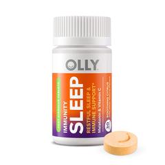 OLLY Fast Dissolves Immunity Sleep - 30 Tablets & Vitamin C Blend - Vegan & Sugar Free - Mellow Citrus Flavor