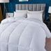 DOMDEC All Season Quilted Comforter-Cozy Soft Washed Down Alternative Duvet-Machine Washable in White | Queen Comforter | Wayfair DD2004-3-WH-Q