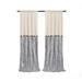 August Grove® Abiman Linen Room Darkening Thermal Rod Darkening Curtain Panels Linen in Gray | 96 H x 52 W in | Wayfair