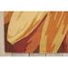 Orange 96 x 27 x 0.25 in Area Rug - Rosalind Wheeler Karyn Contemporary Modern Multicolor Transitional Handmade Area Rug | Wayfair