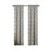 Fleur De Lis Living Geometric Semi-Sheer Rod Pocket Curtain Panels Polyester in Gray | 84 H x 28 W in | Wayfair 81A16916F5F84B06A43ADDE9C7AC94E9