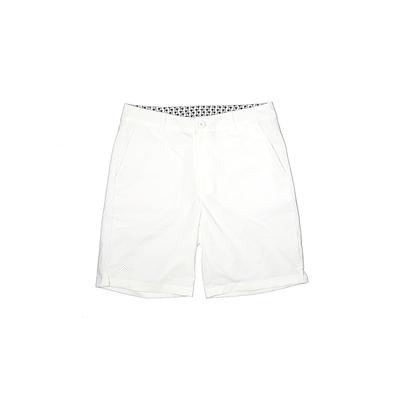 Scout Sports Athletic Shorts: White Solid Activewear - Women's Size X-Small