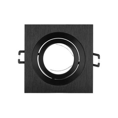 Led Line - Einbaustrahler GU10 Einbaurahmen 35° Schwenkbar Ø85mm Bohrloch Aluminium inkl. GU10 Image