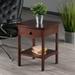 Claire Curved Accent Table, Nightstand