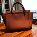 Michael Kors Bags | Authentic Michael Kors Beautiful Saffiano Leather Bag | Color: Brown | Size: Os