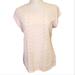 J. Crew Tops | J. Crew | Women's Blush Pink Flutter-Sleeve Linen And Silk Blouse. Size Xs. | Color: Pink | Size: Xs